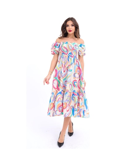 Meleners 5525 Elbise-belçika Altın