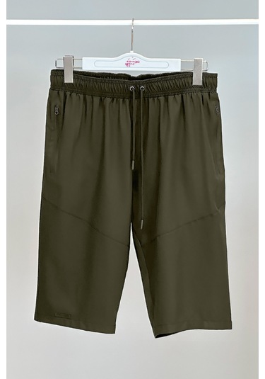 Remsa Erkek Havuz Deniz Uzun Kapri Şort Mayo Rks-02 Haki Haki Yeşil