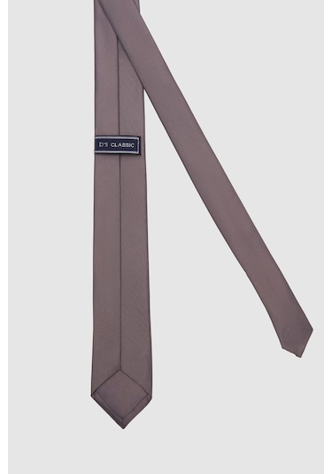 D's Damat Ds Damat Gri Düz 5,5 Cm Kravat 0HF15ORTKRDUZ Gri