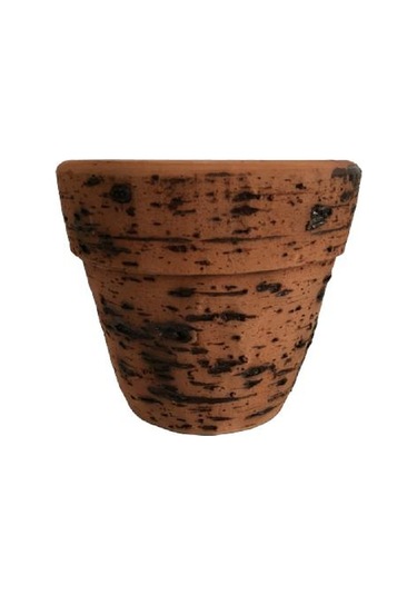 Antik Görünümlü Eskitme Toprak Saksı 12 Cm X 12 Cm 54076024