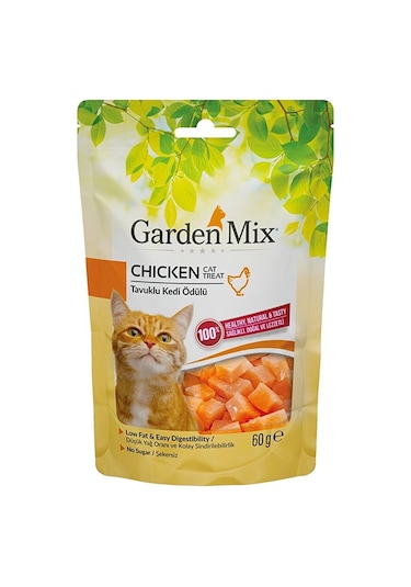 Garden Mix Tavuklu Yetişkin Kedi Ödülü 60 G