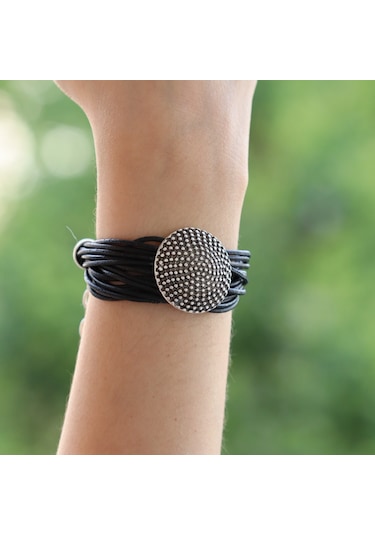 Primerocollection Gümüş Kaplama Bileklik N11.67963 Gri