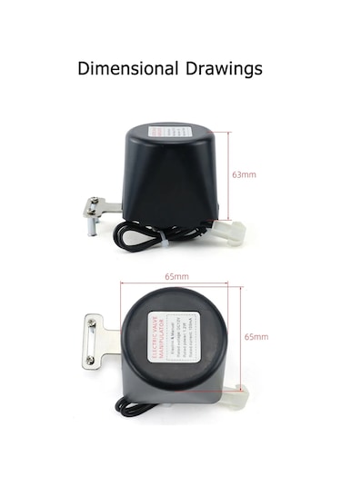 Anjiexun Elektrikli Otomatik Gaz Boru Hattı Manipülatör Vanası Dn15 Dn20 Dn25 A