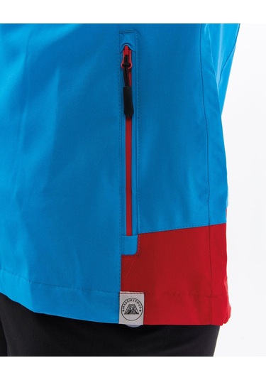 Mapamyumco Windbreaker Kadın Ceket-mavi-kırmızı