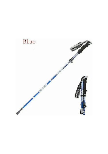 Naturehike Antishock Katlanabilir Yürüyüş Bastonları 5 Bölmeli Yürüyüş Bastonu 2023 Kırmızı Çok Renkli