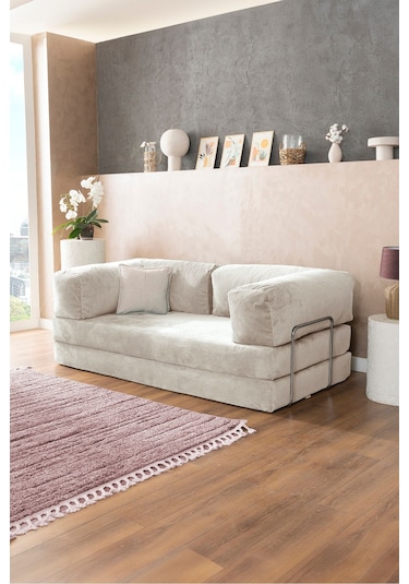 Good Night Legom Köşe Koltuk & Aktivite Yatağı & Uzanma Koltuğu Kırık Beyaz