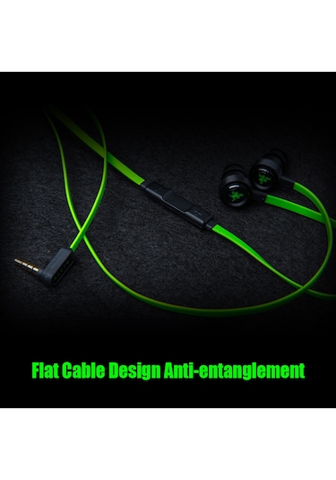 Tenfowee Razer Hammerhead Pro V2 Kulak İçi Oyun Kulaklığı - Mikrofonlu, Derin Bass, Gürültü Önleme, 3 Düğmeli Kontrol