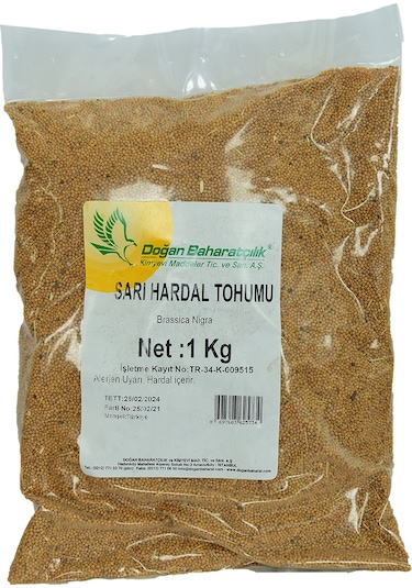 Doğan Sarı Hardal Tohumu 1 KG