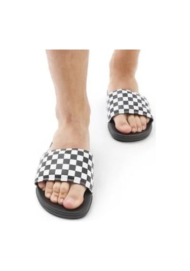 Vans Mte La Costa Slide-on Vn0a5hf527ı1- Checkerboard Truwht/blk Çok Renkli