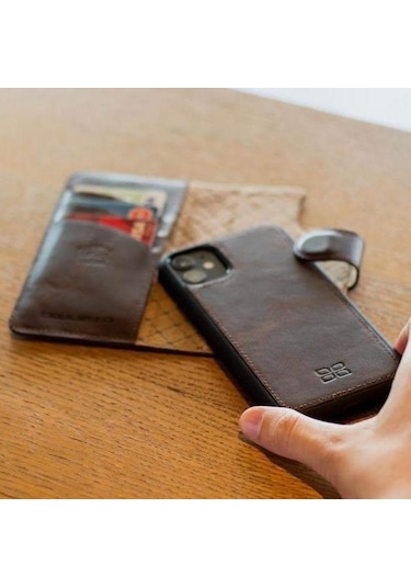 Samsung Galaxy S21 Ultra Deri Çıkarılabilir Cüzdan Kılıf