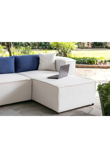 Nova 4 Modül Modüler L Köşe Koltuk Takımı Beyaz Nova 4 Modül Modüler L Köşe Koltuk Takımı Beyaz