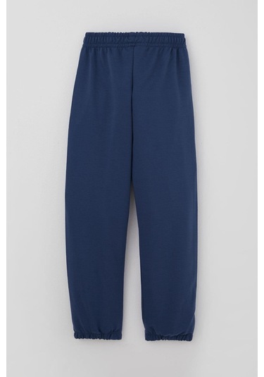 Breeze Erkek Çocuk Eşofman Altı Bağcık Aksesuarlı Arma Detaylı 4-8 Yaş, İndigo Indigo