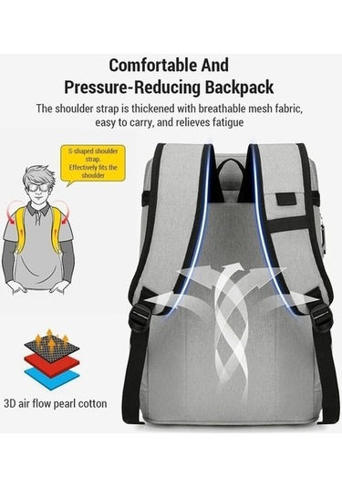 Trendooze Yalıtımlı Suya Sızdırmazlık Sırt Koyu Koyu Gri Gri Çantası, 648 Th Koyu Gri