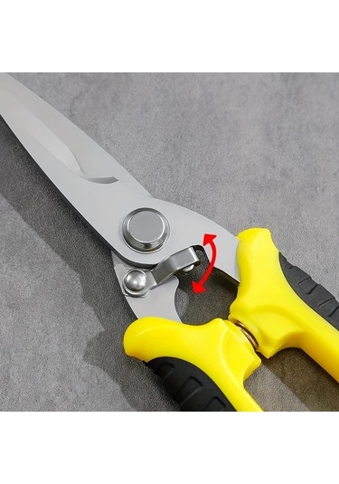 Dashanshop 1 Adet Elektrikli Sac Makası, Çok Amaçlı Kılavuz Bıçak, Kablo Kesme Aleti, 4 Parça Kırmızı+sarı Ve Siyah+sarı Set