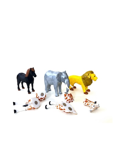 Montessori Manyetik Puzzle - Mıknatıslı Eğitici Hayvan 3d Yapboz Diğer