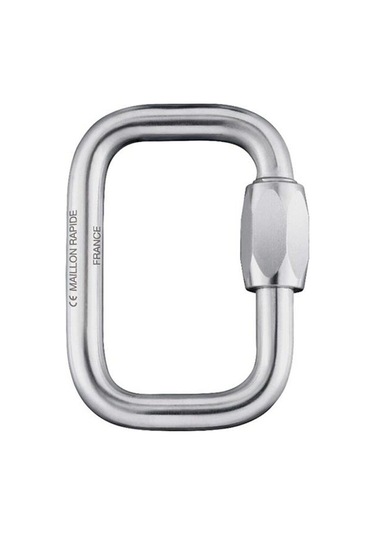 Singingrock Maillon Big Square Çelik Karabina Kare Tipi Vidalı Metalik Zinc-plated metal