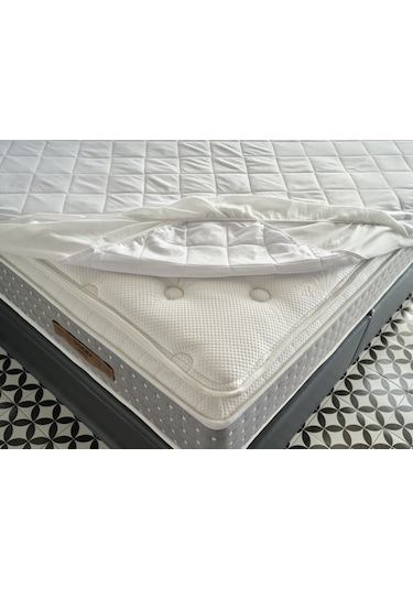 Doqu Home Comfyline Façalı Alez 180x200cm Beyaz