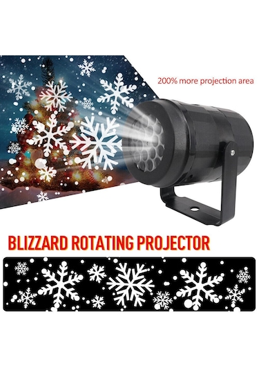 Kar Tanesi Led Noel Projektör Işıkları Dönen Peyzaj Lambası Dekorasyon Spot Noel Tatili Düğün Parti Süslemeleri İçin Au Plug Diğer