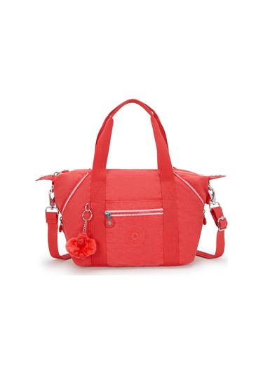 Kıplıng Art Mini Küçük Boy Omuz Çantası Kırmızı Almost Coral Kırmızı