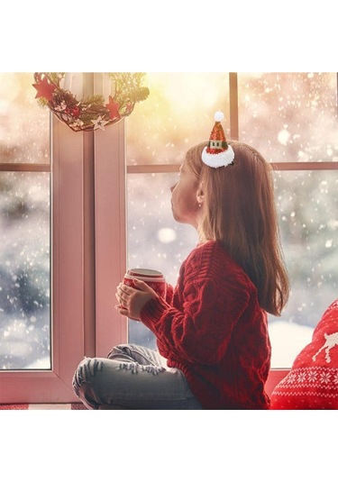 Neşeli Noel Fiyonkları, Şenlikli Günler İçin Mükemmel Narin Saç Aksesuarları, Şenlikli Bir Atmosfer Katın Çok  Renkli