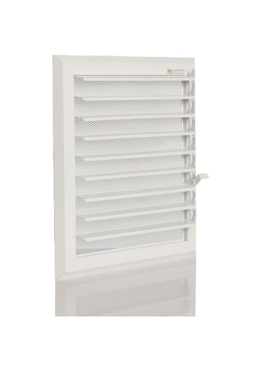Ecovent Beyaz Alüminyum Menfez, Panjur Banyo Ve Wc Havalandırma (15077442)