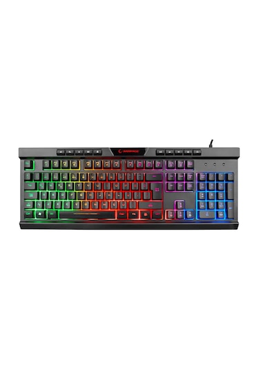 Rampage BYGAME-K2 Rainbow Aydınlatmalı Multimedia Oyuncu Klavye