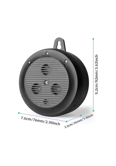 Willowhaven Siyah Tek Ebat Vortex Ses Dalgası Teknolojili Usb Şarjlı Havlama Önleyici Köpek Eğitim Aracı