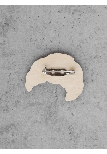 Wood Accessories Brosş Fiyonk 168986795 Turuncu