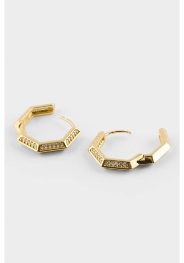 Defacto Reis X DeFacto 2'li Gold Küpe G4177AXNS