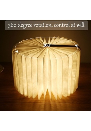 Fastbuy Led Usb 5v Şarj Edilebilir Manyetik Katlanabilir Kitap Şeklinde Masa Lambası - Haki 275a49 Haki Haki