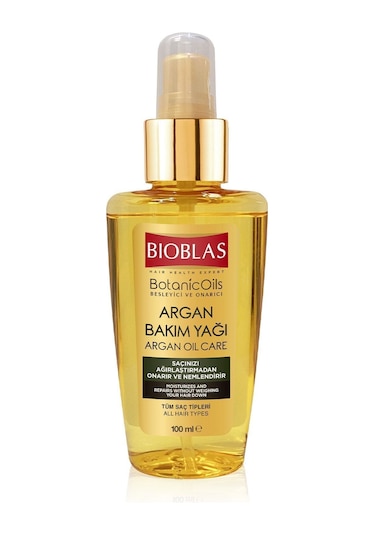 Bioblas Botanic Oils Argan Bakım Yağı 100 Ml Besleyici, Onarıcı, Argan Yağı