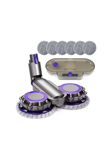 Valkyrie Uyumlu Paspas Başlığı Su Püskürtmeli Mop Başlık V7/v8/v10/v11/v15 6 Paspaslı