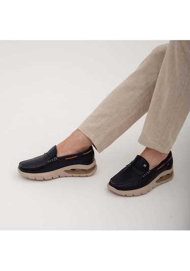 Callaghan Erkek Hakiki Deri Mavi Casual Ayakkabı 618 47501 Erk Ayk Y22 Azul Çok Renkli