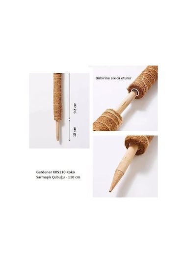 Gardener KKS110 Koko Sarmaşık Çubuğu - 110 cm