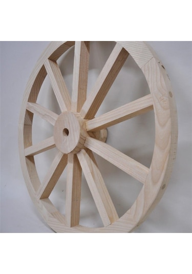 Otantik Ahşap At Arabası Tekeri 70 Cm. Duvar Dekoru Diğer