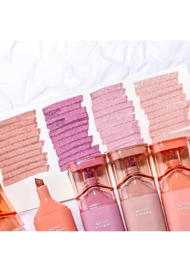 Fochsia 4'lü Yeşil Işıltılı Jel Kalem - Hızlı Kurur, Leke Yapmaz - Not Ve Günlük İçin Yeşil