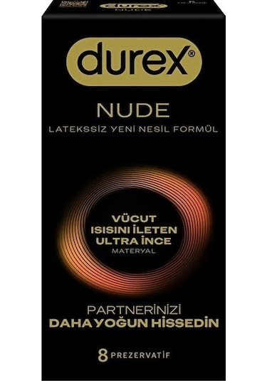 Durex Nude 8'li Prezervatif
