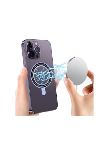 Jopus iPhone Manyetik Halka Magsafe Dönüştürücü JO-IP12 Beyaz