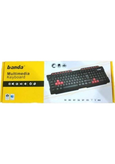 Banda Bw09 Usb Kablolu Multimedya Gaming Türkçe Q Klavye