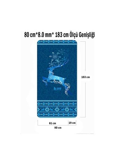 Tusi Yoga Matı Ve Pilates Minderi Geyik Desen