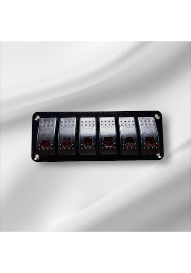 Panel Tekne 6,lı Switch Panel Estetik Görünüm