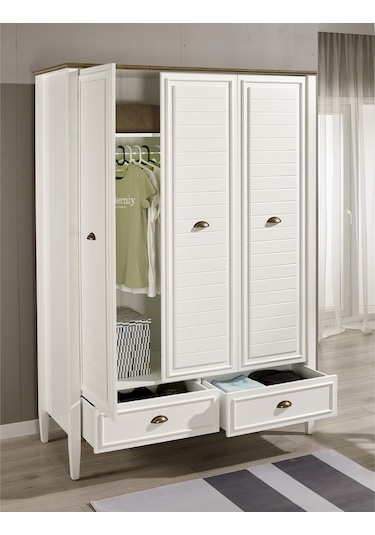 Meltem Kids Joy Genç Odası Üç Kapılı Dolap