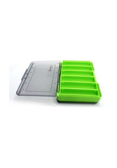 Captain 7221 Sahte Balık Kutusu 12 Gözlü 13x9x3.5cm - Green