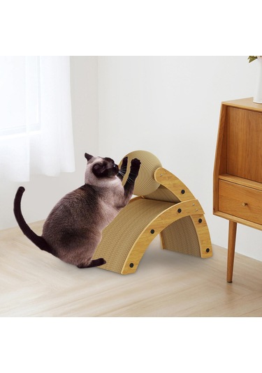 Suntek Kedi Tırmalama Pedi Oluklu Topu El 25,6cmx51,7cmx49,5cm