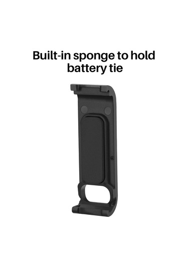 Jeemson Gopro Hero 8 Black Kamera Pil Kapak, Pil Sabitleyici Sponge, Şarj/mikrofon Deligi İle Dayanıklı Plastik Pil Bölmesi Kapaklığı Gümüş