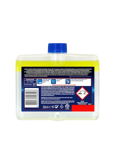 Finish Bulaşık Makine Temizleyici Sıvı Limon 4x250 Ml