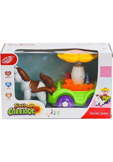 Hd9009a Sesli Ve Işıklı Ay Çiçeği Atlı Fayton -prestij Oyuncak