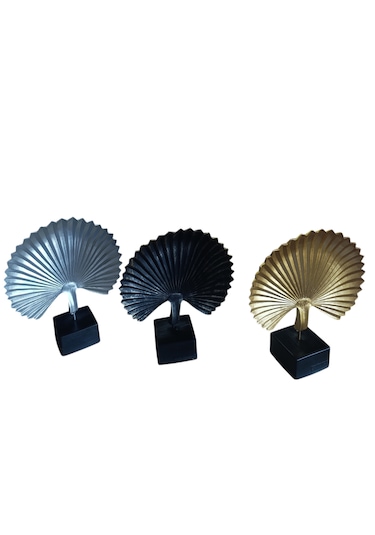 20cm-22cmlik Kırılmaz Polyester,midye Kabuğu Desenli Biblo