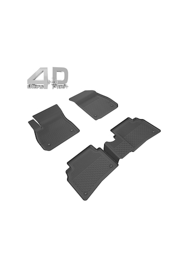 Sahler Citroen C4 X 2022+ Siyah Renk 4.5d Araca Özel Paspas Seti 5 Parça