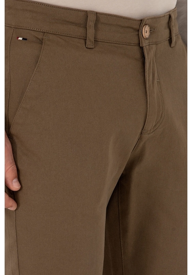 U.s. Polo Assn. Erkek Haki Pantolon Kanvas-chino 50316831-vr027 Haki